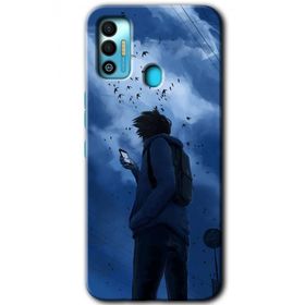 Tecno Spark 7T Sonbahar Yalnızlığı Baskılı Uyumlu Silikon Kılıf