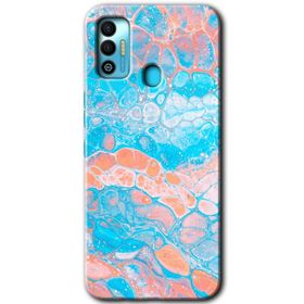 Tecno Spark 7T Spots Lilac Baskılı Uyumlu Silikon Kılıf