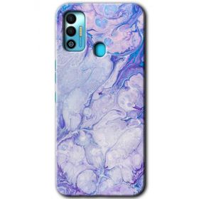 Tecno Spark 7T Spots Lilac Baskılı Uyumlu Silikon Kılıf