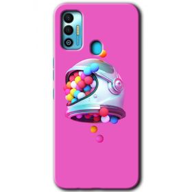Tecno Spark 7T Uzay Başlığı Baskılı Uyumlu Silikon Kılıf