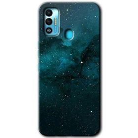 Tecno Spark 7T Yıldızlararası Baskılı Uyumlu Silikon Kılıf