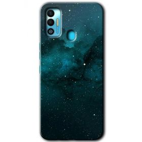 Tecno Spark 7T Yıldızlararası Baskılı Uyumlu Silikon Kılıf
