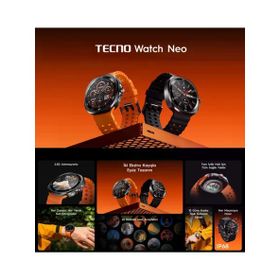 Tecno Watch Neo Siyah Akıllı Saat