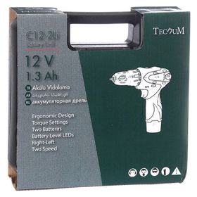 Tecnum C12-2 Akülü Vidalama