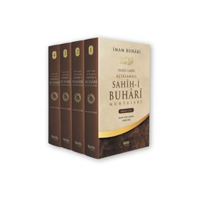 Tecrid-i Sarih Açıklamalı Sahih-i Buhari Muhtasarı - 4 Cilt Takım - Çelik Yayınevi