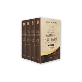 Tecrid-i Sarih Açıklamalı Sahih-i Buhari Muhtasarı - 4 Cilt Takım - Çelik Yayınevi