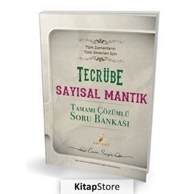 Tecrübe Sayısal Mantık Tamamı Çözümlü Soru Bankası Pelikan Yayınları