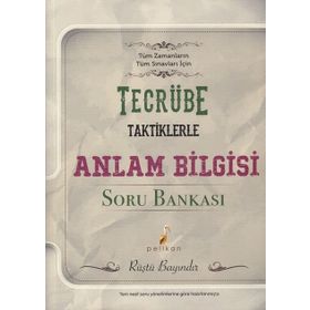 Tecrübe Taktiklerle Anlam Bilgisi Soru Bankası-Pelikan Yayınları