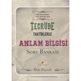 Tecrübe Taktiklerle Anlam Bilgisi Soru Bankası Rüştü Bayındır Pelikan Yayınları
