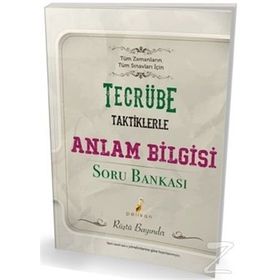 Tecrübe Taktiklerle Anlam Bilgisi Soru Bankası Rüştü Bayındır Pelikan Yayınları