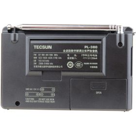 Tecsun PL-380 DSP Small Fm Am Stereo World Band Receiver Size Radio