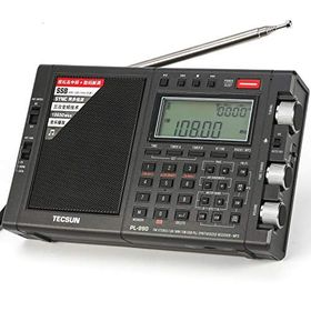 Tecsun PL-990 Taşınabilir Stereo Radyo Yüksek Performanslı Tam Bant Dijital Ayar FM AMP Radyo SW SSB MP3 Bluetooth Hoparlör