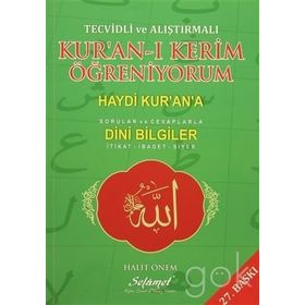 Tecvidli ve Alıştırmalı Kur’an-ı Kerim Öğreniyorum - Halit Önem