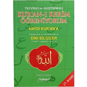 Tecvidli ve Alıştırmalı Kur’an-ı Kerim Öğreniyorum - Halit Önem
