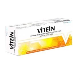 Tedafarma Vitein Lutein Zeaksantin Astaksantin 30 Kapsül