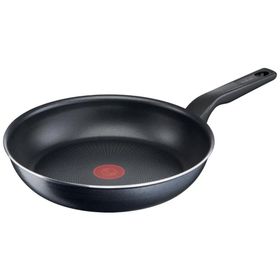 Tefal 20 cm Titanyum 2X XL Force Siyah Tek Saplı Difüzyon Tabanlı Tava Siyah
