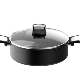 Tefal 2100119618 28 cm Titanyum 6X UnlimitedOne İndüksiyon Tabanlı Kısa Tencere