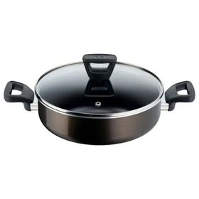 Tefal 26 cm Titanyum 2X XL Difüzyon Tabanlı Kısa Tencere