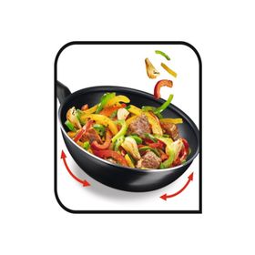 Tefal 28 cm Titanyum 1X Easy Cook&Clean Wok Tava