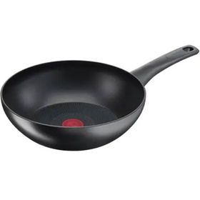 Tefal 28 cm Titanyum 3X UltimateOne İndüksiyon Tabanlı Wok Tava siyah