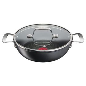Tefal 6x Excellence Titanium 28 cm İndüksiyon Tabanlı Kısa Şef Tencere