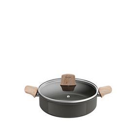 Tefal Ceramic Renew 24 cm Gri Kısa Tencere