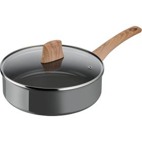 Tefal Ceramic Renew 24 cm Gri Kısa Tencere