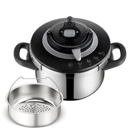 Tefal Clipso+ Chef 4.5 lt 4 Pişirme Programlı Düdüklü Tencere