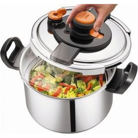 Tefal Clipso Control One 6 lt 2 Hız Yeşil Turuncu Düdüklü Tencere