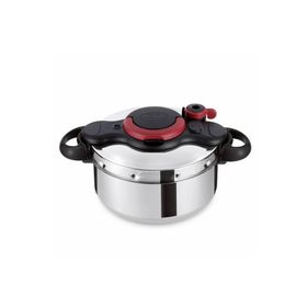 Tefal Clipso Minut Duo 5 lt Kırmızı Titanium Düdüklü Tencere