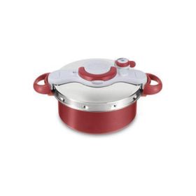 Tefal Clipso Minut Duo 5 lt Kırmızı Titanium Düdüklü Tencere