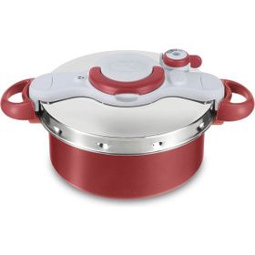 Tefal Clipso Minut Duo 5 lt Kırmızı Titanium Düdüklü Tencere