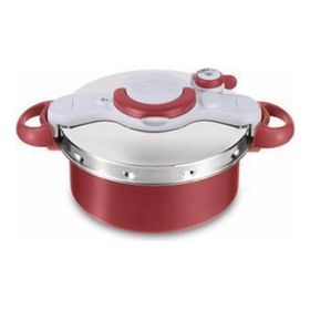 Tefal Clipso Minut Duo 5 lt Kırmızı Titanium Düdüklü Tencere