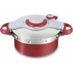Tefal Clipso Minut Duo 5 lt Kırmızı Titanium Düdüklü Tencere