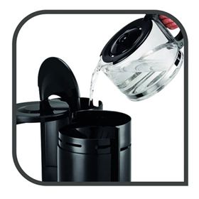 Tefal CM1218 Uno Siyah Filtre Kahve Makinesi