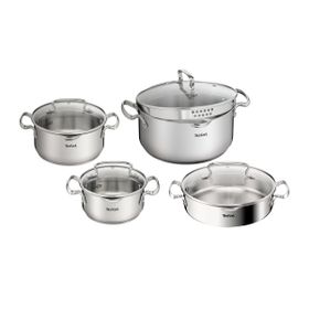 Tefal Duetto 8 Parça Çelik Tencere Seti