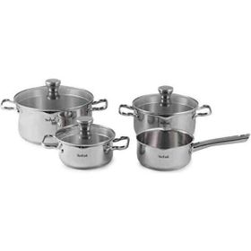 Tefal Duetto A705A8 7 Parça Çelik Tencere Seti