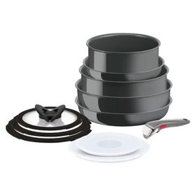 Tefal Ingenio Ceramic Renew 11 Parça Tava Seti Siyah