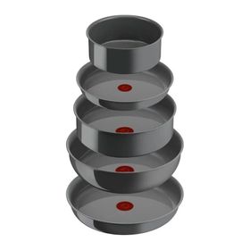 Tefal Ingenio Ceramic Renew 11 Parça Tava Seti Siyah