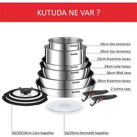 Tefal Ingenio Emotion L897SD74 13 Parçalı Tava Seti