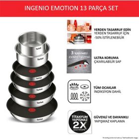 Tefal Ingenio Emotion L897SD74 13 Parçalı Tava Seti