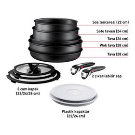 Tefal Ingenio Unlimited One 6X 12 Parça Büyük Tencere Tava Seti