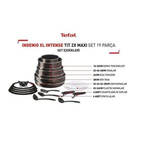 Tefal Ingenio XL Intense 19 Parça Titanyum Tencere Tava Seti