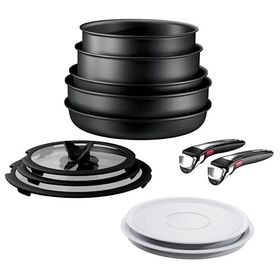 Tefal L3959953 Ingenio Unlimited On 12 Parça Siyah Tencere Seti