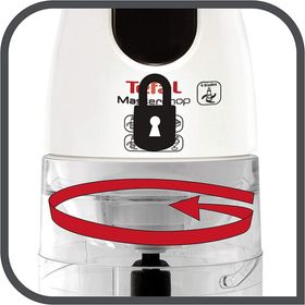 Tefal MasterChop XL 500 W 0.75 lt Kapasiteli Doğrayıcı Siyah 