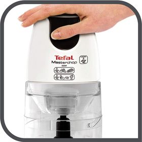 Tefal MasterChop XL 500 W 0.75 lt Kapasiteli Doğrayıcı Siyah 
