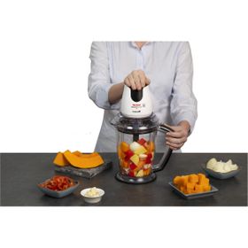 Tefal MB470B30 MasterChop Maxi 4 Bıçaklı Beyaz Rondo ve Doğrayıcı