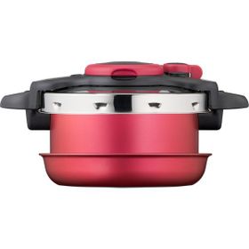 Tefal P47042X Clipso Ingenio 4 lt Kırmızı All in One Düdüklü Tencereli Pişirme Seti