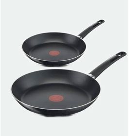 Tefal Simplicity Siyah 32+24 cm 2'li Difüzyon Tabanlı Tava Seti