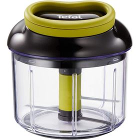 Tefal Siyah 900 ml Manual Rondo 0.9 lt Kapasiteli Doğrayıcı Sarı/Siyah